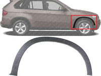 Front Wheel Opening Molding Right Passenger Side Direct Replacement Compatible with 2007-2013 BMW X5 BM1291100 51777158428