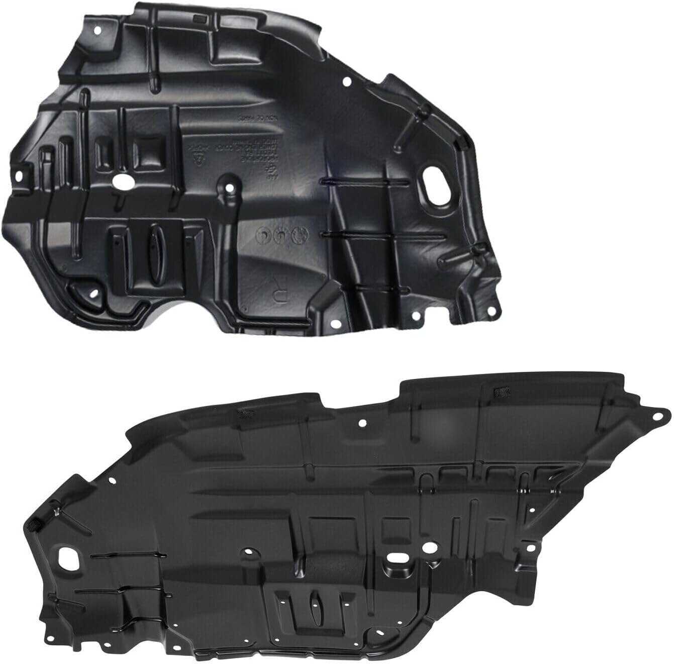 AUTOS PARTS PLUS Set of 2 Front Engine Splash Shield Left Driver & Right Passenger Side Direct Replacement Compatible with 2012-2014 Toyota Camry TO1228177 TO1228178 5144106150 5144206140