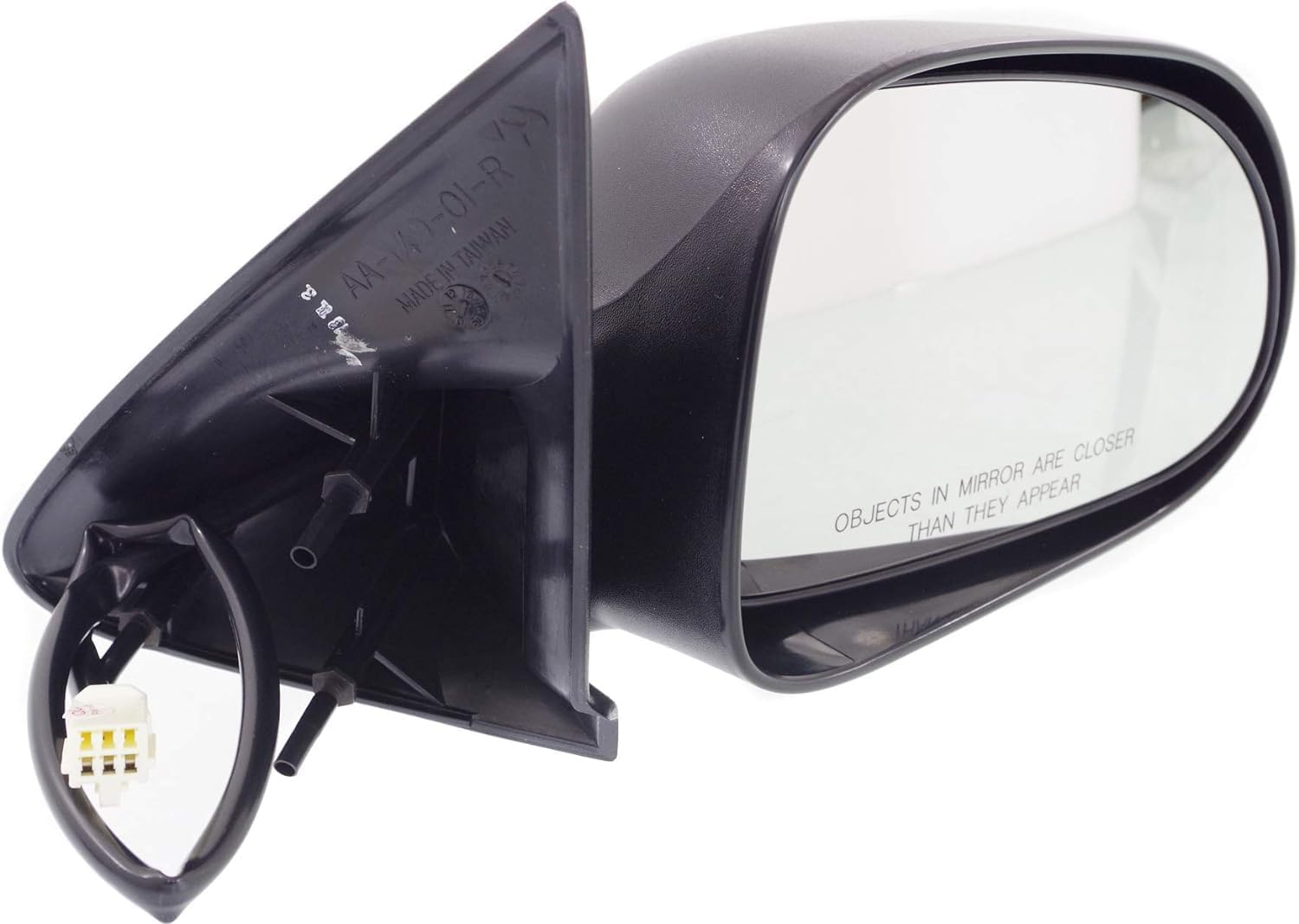 Front Power Mirror Non-Folding & Heated Textured Right passenger Side Direct Replacement Compatible With 1997-2000 Dodge Dakota CH1321157 55154842AB