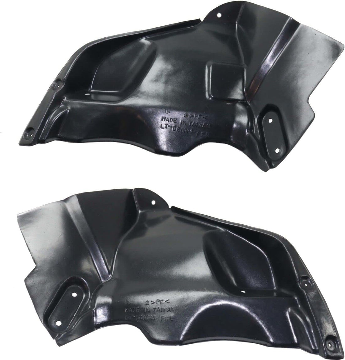 AUTOS PARTS PLUS Set Of 2 Front Section Fender Liner Right Passenger & Left Driver Side Direct Replacement Compatible With Ram 1500 2015-2024 CH1249192 CH1248192 68251640AB 68251641AB