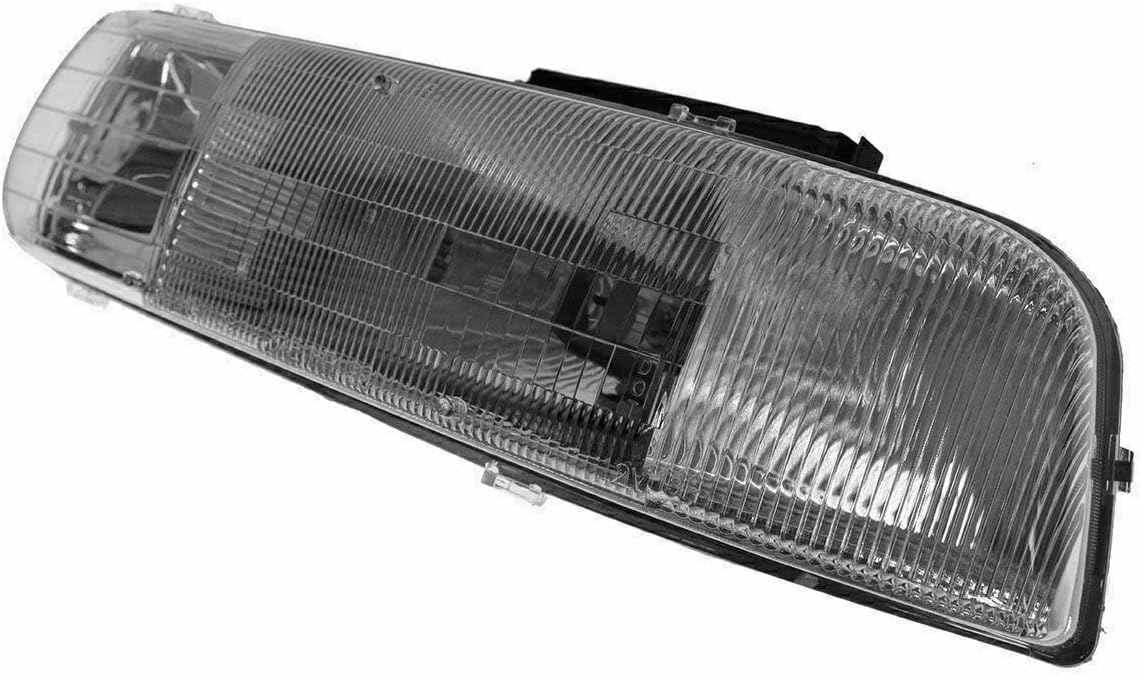 Front Head Light Assembly + Park Lamp Left Driver & Right Passenger Side Direct Replacement Compatible With 1999-2002 Chevrolet Silverado / 2000-2006 Tahoe GM2502187 GM2503187