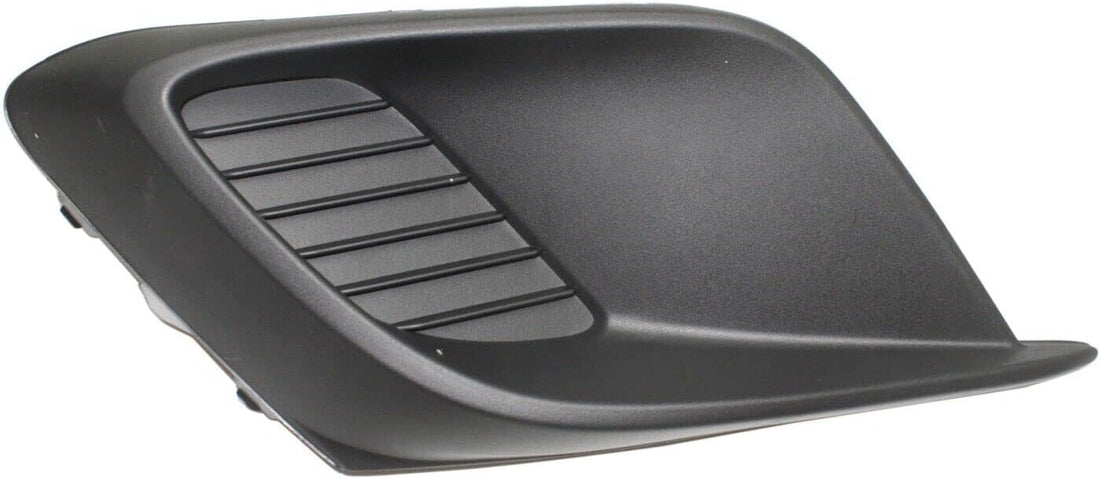 Front Fog Light Cover Textured Left Driver Side Direct Replacement Compatible With 2014-2016 Mazda 3 MA1038122 BHN150C21A