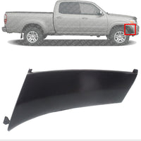 Front Bumper Cover End Extension Primed Right Passenger Side Direct Replacement Compatible With 2001-2004 Toyota Sequoia / 2004-2006 Tundra TO1005167 521120C900