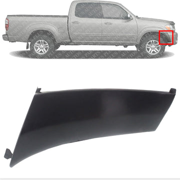 Front Bumper Cover End Extension Primed Right Passenger Side Direct Replacement Compatible With 2001-2004 Toyota Sequoia / 2004-2006 Tundra TO1005167 521120C900