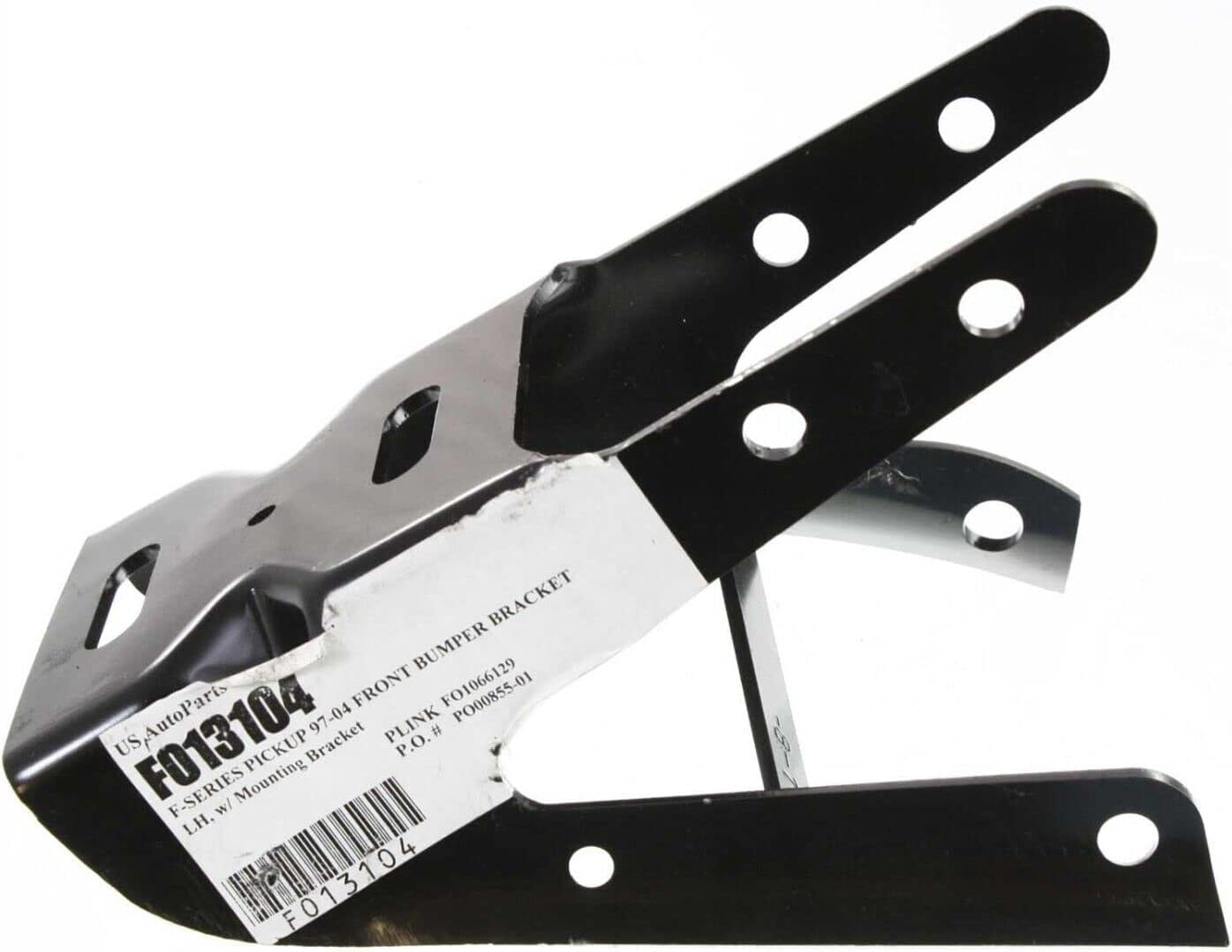 Front Bumper Bracket Left Driver & Right Passenger Side Direct Replacement Compatible With 1997-2004 Ford F SERIES FO1067129 FO1066129 F75Z17N775CA F75Z17N775DA