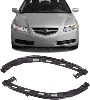 Set Of 2 Front Bumper Stay Cover Support Right Passenger & Left Driver Side Direct Replacement Compatible With 2004-2008 Acura TL AC1027101 AC1026101 71140SEPA00ZZ 71190SEPA00ZZ