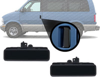 Set of 2 Front Exterior Door Handle Outside Primed Left Driver & Right Passenger Side Direct Replacement Compatible with 1985-2005 Chevrolet Astro GMC Safari / 1990-1996 Trans Sport