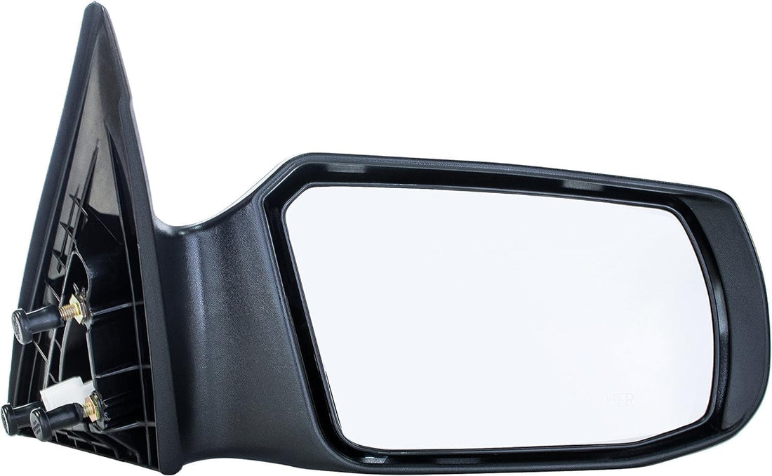 Front Power Mirror Non-Folding & Heated Primed Left Driver Side Direct Replacement Compatible With 2007-2012 Nissan Altima NI1320163 96302JA04A