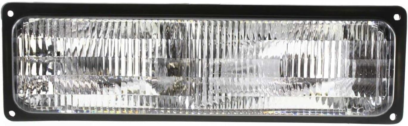 Front Head Lights Composite Assembly + Signal + Tail Lamps Right & Left Side Direct Replacement Compatible With Chevrolet & GMC C/K-Series 1994-1999 GM2521128 GM2520128 GM2502101