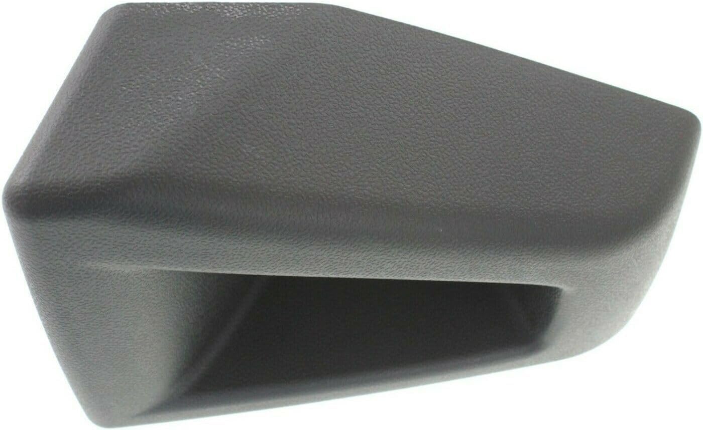 Set Of 2 Front Bumper End Cap Textured Left Driver & Right Passenger Side Direct Replacement Compatible With 2003-2009 Hummer H2 HU1004100 HU1005100 88944406 88944407
