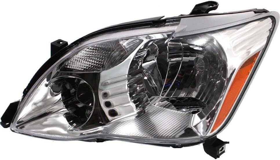 Set Of 2 Front Head Light Assembly Plastic Left Driver & Right Passenger Side Direct Replacement Compatible With 2005-2007 Toyota Avalon TO2502162 TO2503162 81150AC050 81110AC050