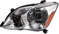 Set Of 2 Front Head Light Assembly Plastic Left Driver & Right Passenger Side Direct Replacement Compatible With 2005-2007 Toyota Avalon TO2502162 TO2503162 81150AC050 81110AC050