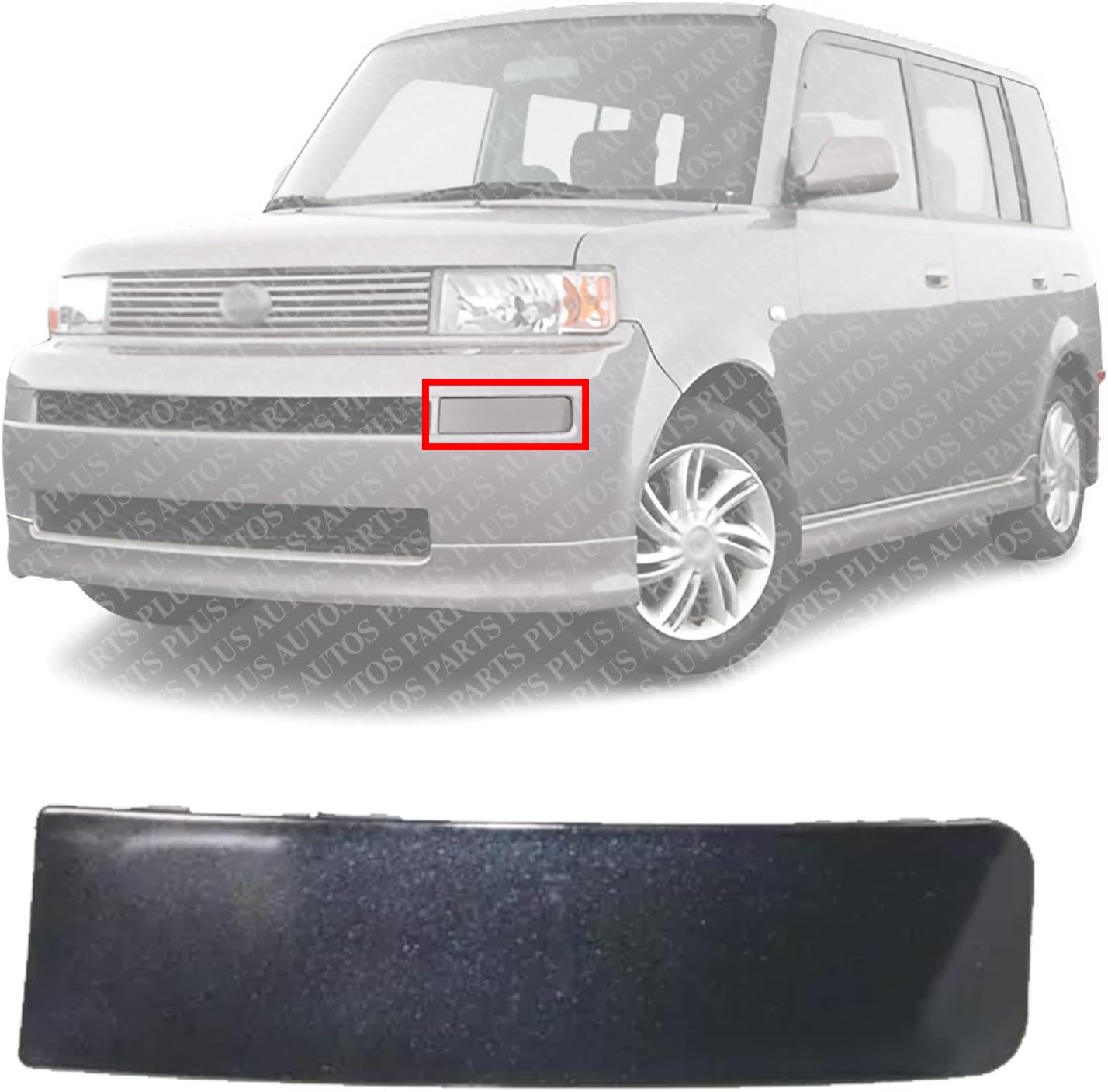 Front Fog Light Cover Left Driver Side Direct Replacement Compatible With 2004-2006 Scion xB SC1038100 8148252030C1