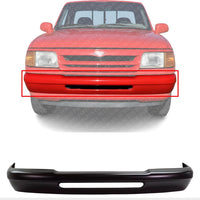 Front Bumper Steel Primed Without Molding Holes Direct Replacement Compatible With 1993-1997 Ford Ranger FO1002243 YL2Z17757CAB-PFM