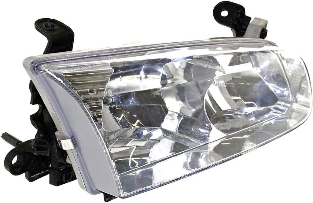 Front Head Light Assembly Right Passenger Side Direct Replacement Compatible With 2000-2001 Toyota Camry TO2503130 81110AA020