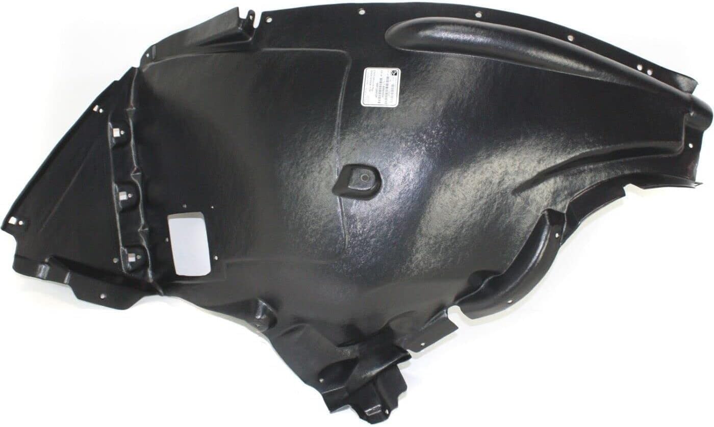 Front Section Fender Liner Right Passenger Side Direct Replacement Compatible With BMW X5 2007-2008 BM1249108 51717169412