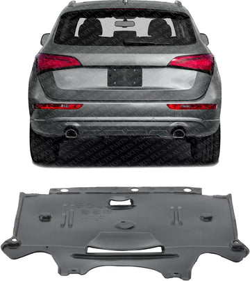 Rear Engine Splash Shield Under Cover Direct Replacement Compatible with 2009-2017 Audi Q5 AU1228139 AU1228120 8K1863822J