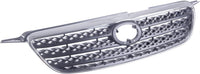 Front Grille Chrome Shell/Painted Dark Gray Insert Direct Replacement Compatible With 2005-2008 Toyota Corolla TO1200278 5310002090