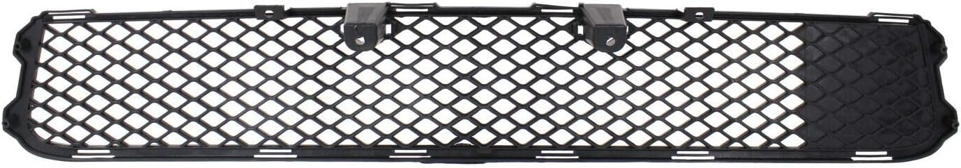 Front Bumper Lower Grille Textured Without Turbo Direct Replacement Compatible With 2008-2015 Mitsubishi Lancer MI1036101 6400A827
