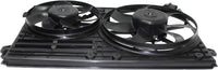 Radiator Condenser Cooling Fan Assembly Direct Replacement Compatible with 2005-2016 Volkswagen Jetta VW3117106 1K0121205AJ-PFM 1K0959455ET