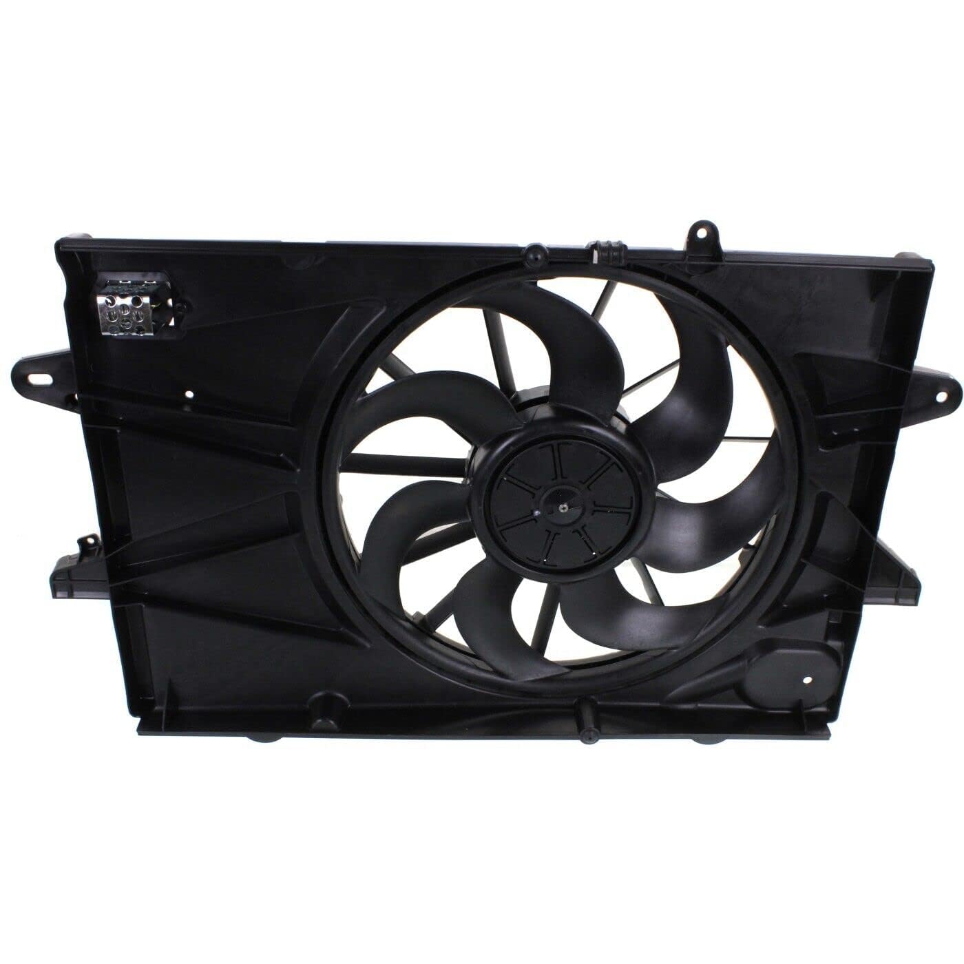 Front Radiator Fan Shroud Assembly Direct Replacement Compatible with 2010-2017 Chevrolet Equinox/GMC Terrain GM3115239 25952813-PFM