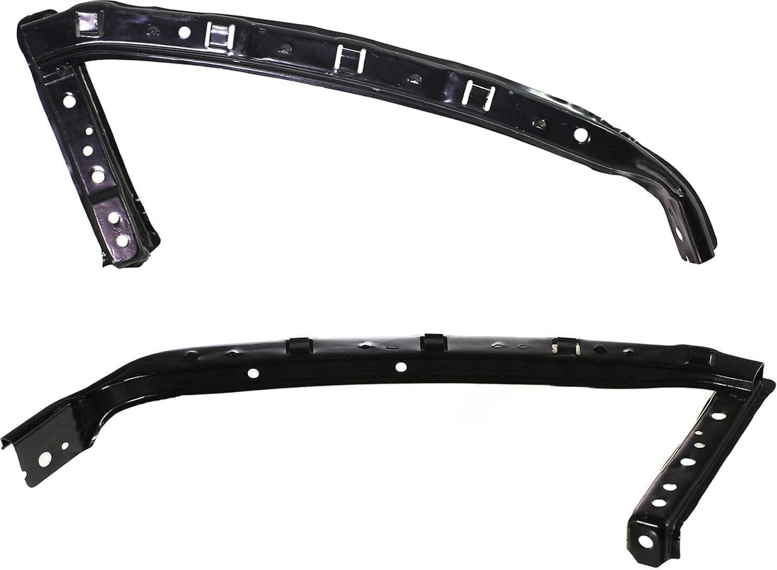Set Of 2 Front Bumper Upper Cover Bracket Left Driver & Right Passenger Side Direct Replacement Compatible With 2006-2011 Honda Civic HO1067108 HO1066106 71140SNAA00 71190SNAA00