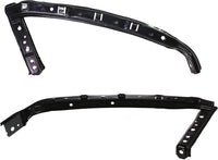 Set Of 2 Front Bumper Upper Cover Bracket Left Driver & Right Passenger Side Direct Replacement Compatible With 2006-2011 Honda Civic HO1067108 HO1066106 71140SNAA00 71190SNAA00