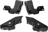 Front Bumper + Upper Cover + Lower Valance + Set Of 4 Bracket + Fog Lamps Left & Right Side Direct Replacement Compatible With 2003-2006 Chevy Silverado 1500/2002-2006 Avalanche