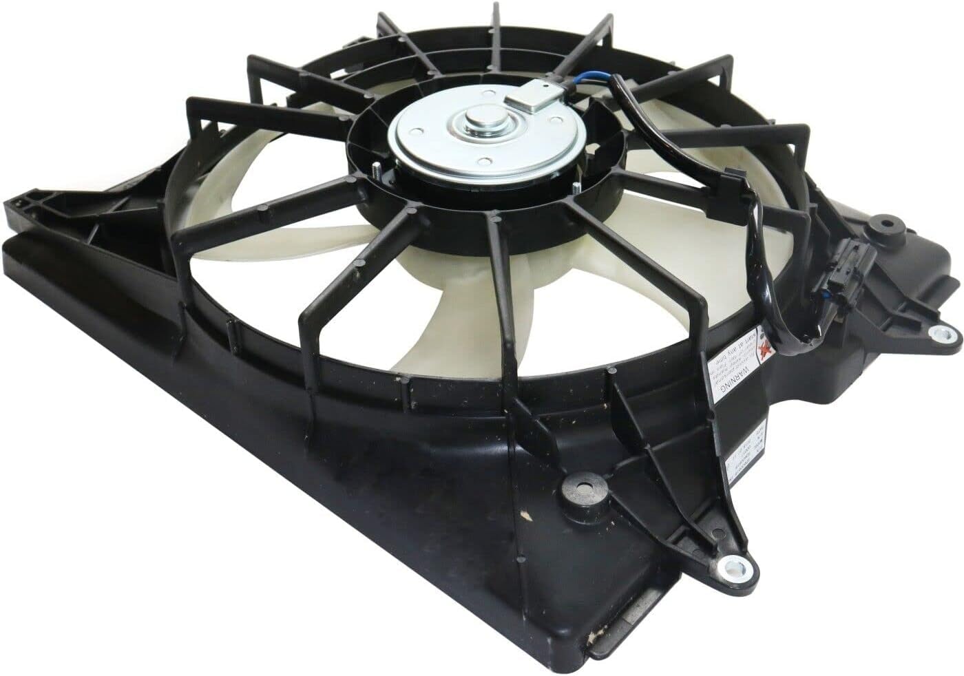Front Radiator Fan Assembly Left Driver Side Direct Replacement Compatible with 2018-2023 Honda Odyssey HO3115171 190155MRA01-PFM 19020RV0A01 19030RYEA11