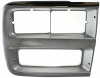 AUTOS PARTS PLUS Set Of 2 Front Headlight Door Bezel Chrome Left Driver & Right Passenger Side Direct Replacement Compatible With 1992-1996 Chevrolet G-Series Van GM2513187 GM2512187 15685966 15685965