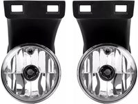 Front Bumper Primed Steel + Upper + Lower Cover + Valance + Fog Light + Bezel Cover Left & Right Side Direct Replacement Compatible with 1994-2001 Dodge Ram 1500/1994-02 Ram 2500 3500
