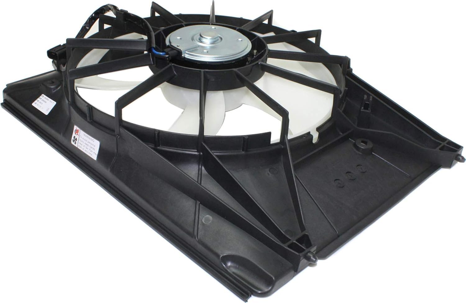Front A/C Condenser Fan Assembly Left Driver Side Direct Replacement Compatible with 2014-2020 Acura MDX / 2017-2023 Honda Ridgeline AC3115125 190155J6A01-PFM