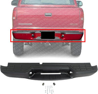 Step Bumper Face Bar Fleetside With Pad Provision Without Mounting Bracket Primed Direct Replacement Compatible With 1998-2004 Chevrolet S10 GM1101103 12343436