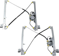 Set of 2 Front Power Window Regulator Left Driver & Right Passenger Direct Replacement Compatible with 1999-2007 Chevrolet Silverado/GMC Sierra 1500 2500HD 3500 GM1351110 GM1350110