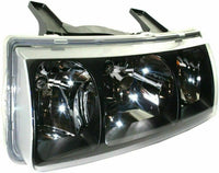 Front Head Lights + Side Marker Lamps Left Driver & Right Passenger Side Direct Replacement Compatible With 2000-2004 Saturn Vue GM2502228 GM2503228 GM2550188 GM2551188 22702945