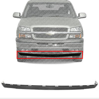 AUTOS PARTS PLUS Front Lower Valance Air Deflector Extension Textured Direct Replacement Compatible with 2003-2006 Chevrolet Silverado 1500 2500HD 3500 GM1092200 10386198