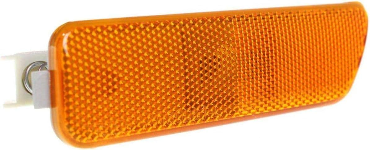 Front Side Marker Light Lens & Housing Left Driver Side Direct Replacement Compatible With 1999-2006 Volkswagen Golf / 1999-2005 Jetta VW2550104 1JM945071