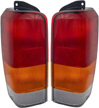 Set Of 2 Tail Light Lens And Housing Right Passenger & Left Driver Side Direct Replacement Compatible With 1997-2001 Jeep Cherokee CH2801128 CH2800128 4897399AA 4897398AA