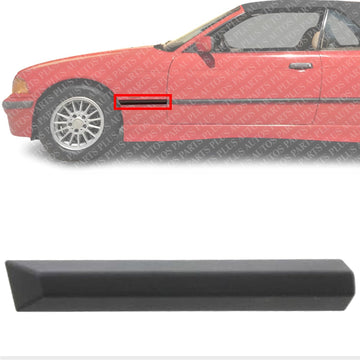Front Fender Molding Left Driver Side Direct Replacement Compatible With 1992-1999 BMW 3-Series BM1292101 51131960729