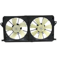 Front Dual Fan Shroud Assembly Direct Replacement Compatible with 2006-2011 Buick Lucerne GM3115189 21999691