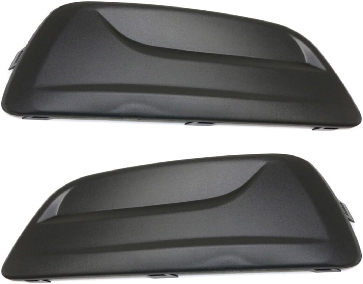 Set Of 2 Front Fog Light Cover Left Driver & Right Passenger Side Direct Replacement Compatible With 2013-2015 Chevrolet Malibu GM1039141 GM1038141 20768847 20768848