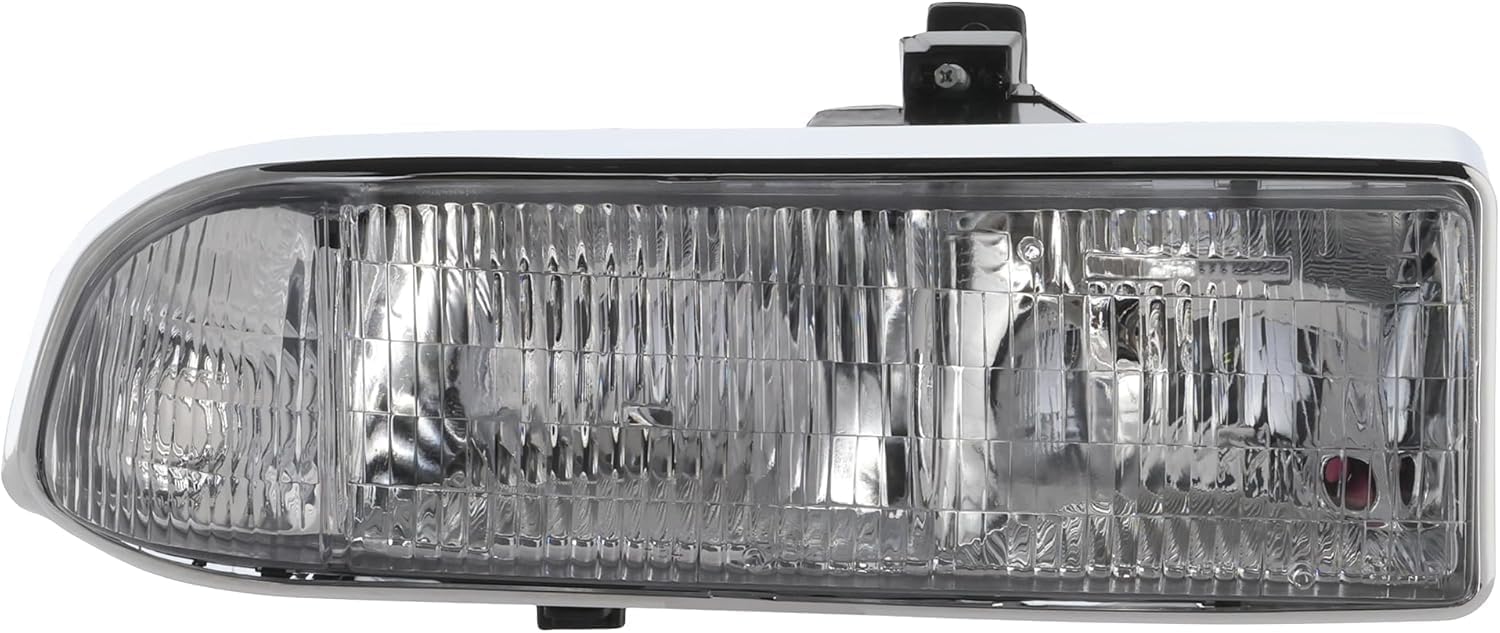 Set Of 2 Front Headlight Composite Assembly Right Passenger & Left Driver Side Direct Replacement Compatible With 1998-2004 Chevrolet S10 / 1998-2005 Blazer GM2503172 GM2502172