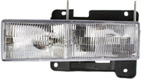 Front Grille Chrome Shell And Insert Plastic + Signals & Headlights + Side Reflector and Marker Lamps Right & Left Side Direct Replacement Compatible With Chevrolet C/K Series 1994-00