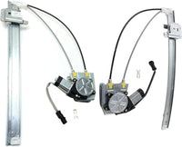 Set of 2 Rear Window Regulators with Motor Left Driver & Right Passenger Side Direct Replacement Compatible with 2002-2006 Jeep Liberty CH1550111 CH1551111 68059646AA 55360034AJ