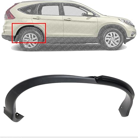 AUTOS PARTS PLUS Rear Fender Trim Wheel Opening Molding Right Passenger Side Direct Replacement Compatible With 2012-2016 Honda CR-V HO1791104 74410T0AA01