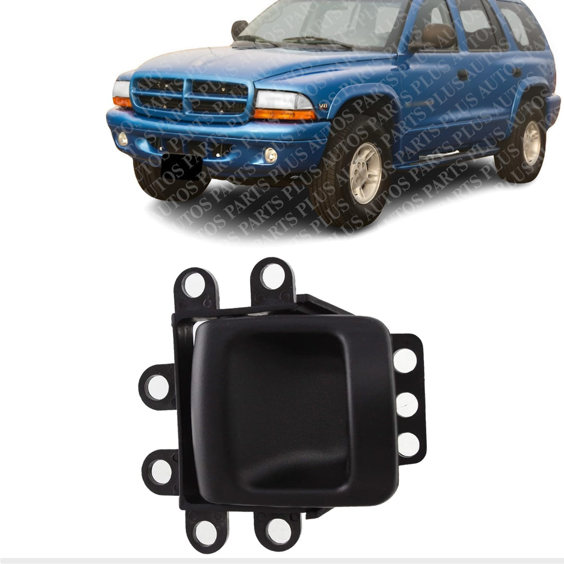 AUTOS PARTS PLUS Front Or Rear Interior Door Handle Left Driver Side Direct Replacement Compatible with 1998-2000 Dodge Durango CH1352117 RZ131AZAA