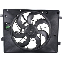 Front Radiator Single Fan Assembly Direct Replacement Compatible with 2013-2016 Hyundai Genesis Coupe HY3115148 253802M280