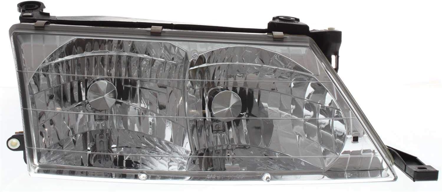 Set Of 2 Front Headlights Assembly Right Passenger & Left Driver Side Direct Replacement Compatible With 1998-1999 Toyota Avalon TO2502126 TO2503126 81150AC010 81110AC010