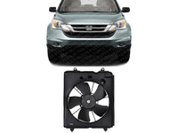 Front Radiator Fan Shroud Assembly Left Driver Side Direct Replacement Compatible with 2010-2016 Honda CR-V HO3115155 HO3115161 19015R5AA01-PFM 38616RB0003-PFM