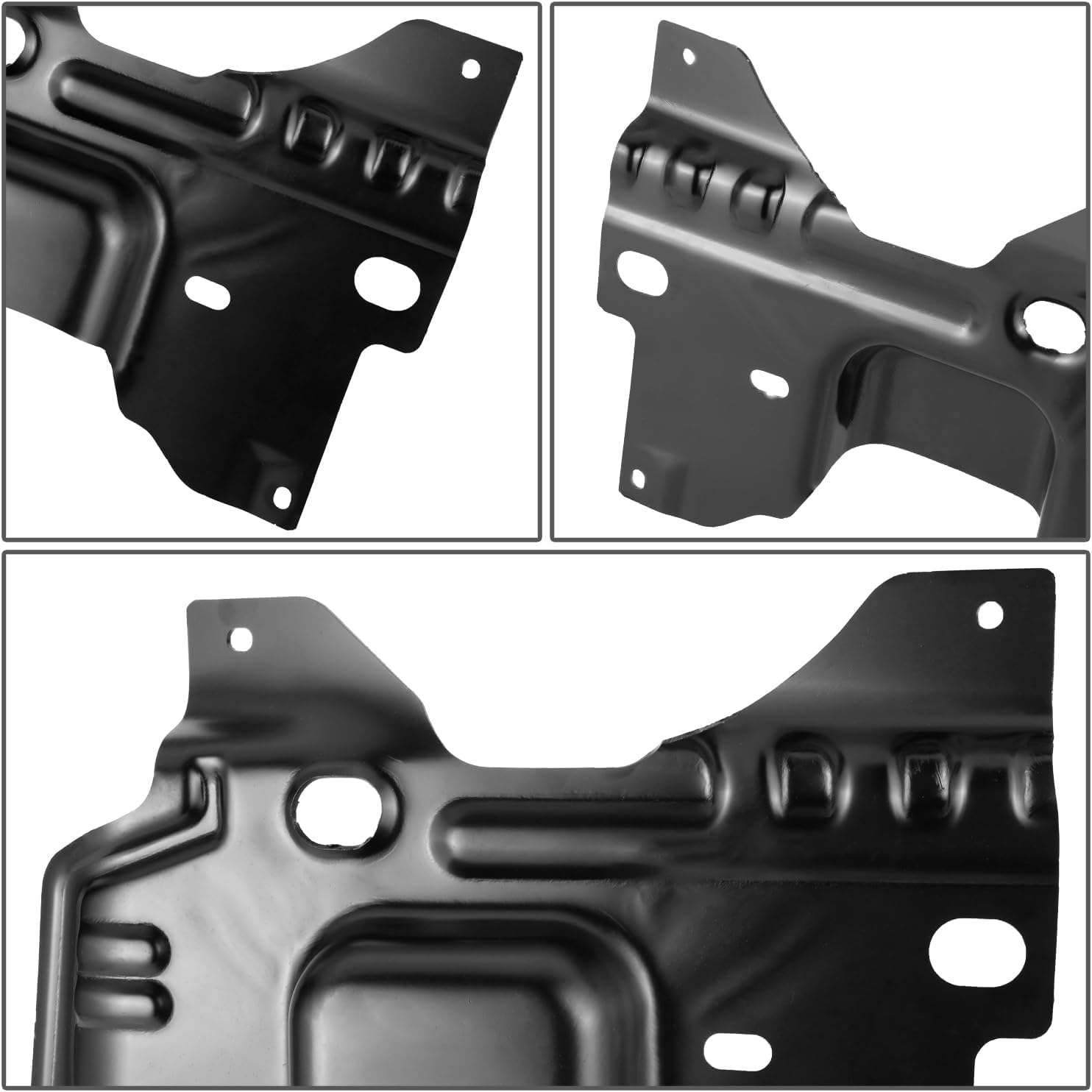 Front Bumper Bracket Steel Right Passenger Side Direct Replacement Compatible With 2009-2014 Ford F-Series FO1067180 9L3Z17B984A